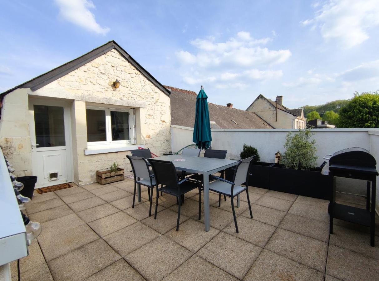 Gite La P'Tite Terrasse Chinon Centre Exterior foto