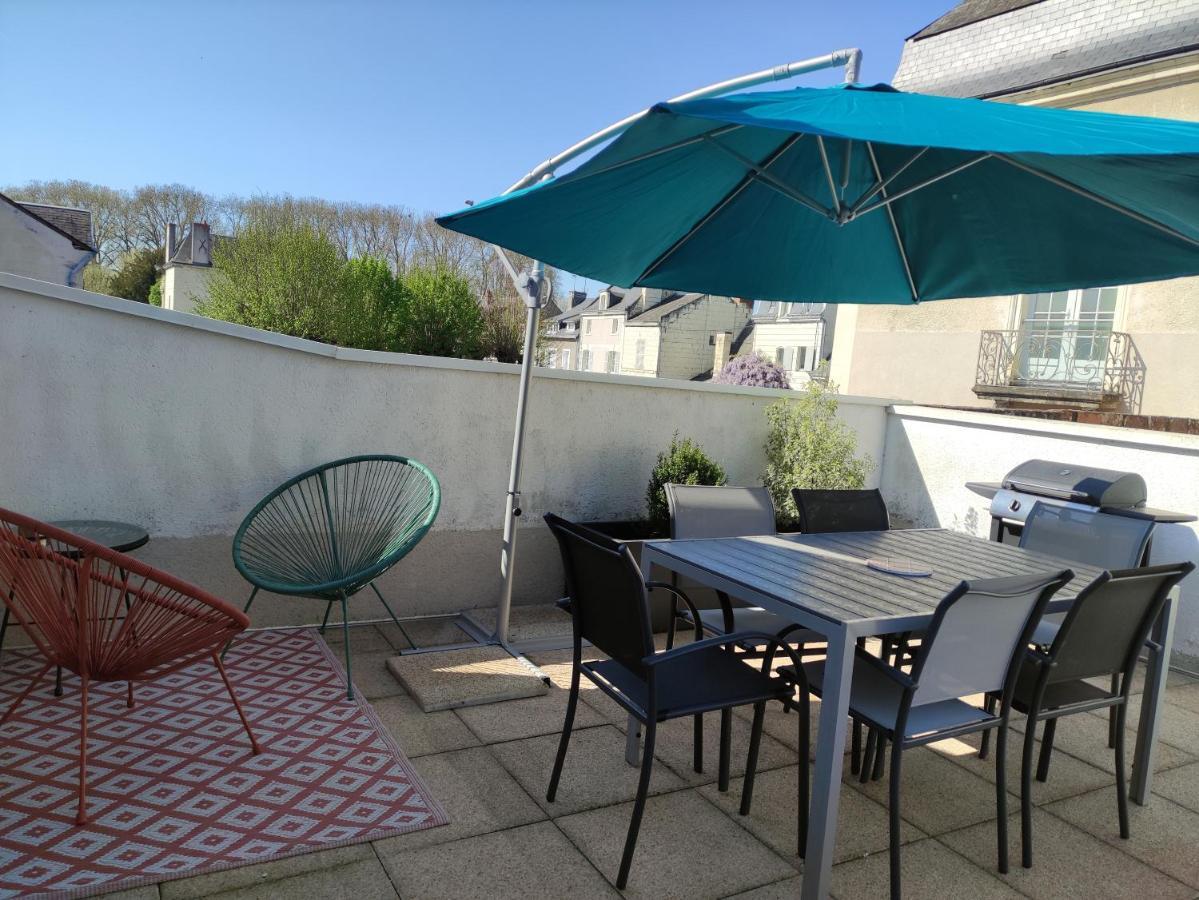 Gite La P'Tite Terrasse Chinon Centre Exterior foto